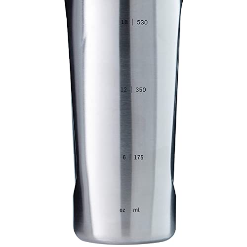 BlenderBottle Radian Shaker Cup Insulated Stainless Steel Water Bottle with Wire Whisk, 26-Ounce, Matte Arctic Blue - color: Arctic Blue