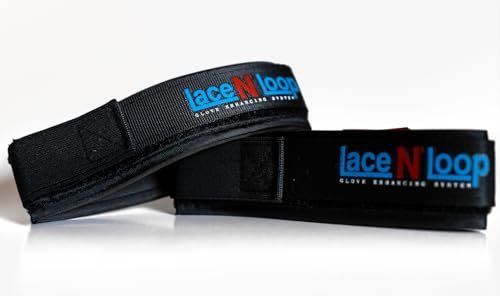Lace N Loop Straps (Pair) - Lace-Up Boxing Glove Converter - color: Black