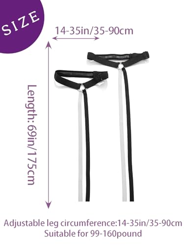 Rave Leg Wraps Elastic Garter Plus Size Leg Straps Music Festivals Outfits for Women - color: Black-white