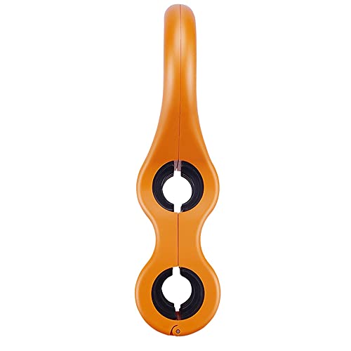 1Pcs Portable Dumbbell Adjustable Weight Exercise Grip Unisex Fitness Dumbbell Grip Home Workout Equipment Kettlebell Grip Adapter - color: Double hole