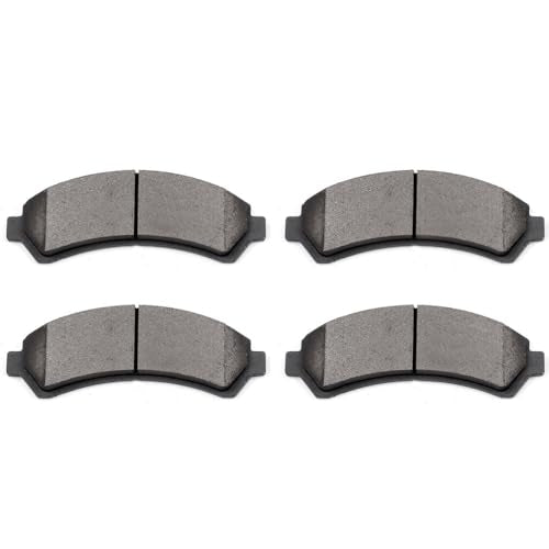 ECCPP D726-7593 4pcs Front Ceramic Disc Brake Pad Set Fit For Chevrolet Blazer 1997-2005,For Chevrolet S10 1998-2004,For GMC Jimmy 1997-2005,For GMC Sonoma 1998-2004,For Isuzu Hombre 1998-2000 - style: D726 [4pcs]