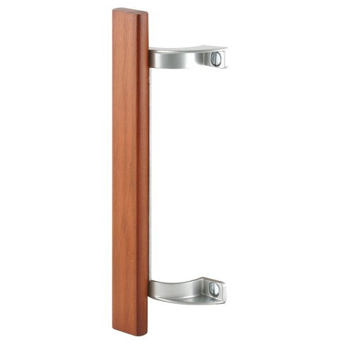 Prime-Line C 1189 Sliding Glass Door Pull Handle, Wood - color: Aluminum