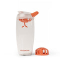 Promixx Pursuit Protein Shaker Bottle – 26oz Silent Snap-Fit Mixer for Lump-Free Shakes – Leak-Proof BPA-Free Ecozen Gym Shaker with Measurement Marks for Fitness and Travel – Clear - color: Clear, style: 26oz
