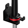 XZHXFX Barbell Wall Holder,Single Barbell wall Mount Hanger,Garage Gym Bar Wall Rack,Vertical Olympic Hanger wall Mount Rack,Space Saving Gym Accessory,Holds Under 33mm Bar Size(Black) - color: Black 1 hook