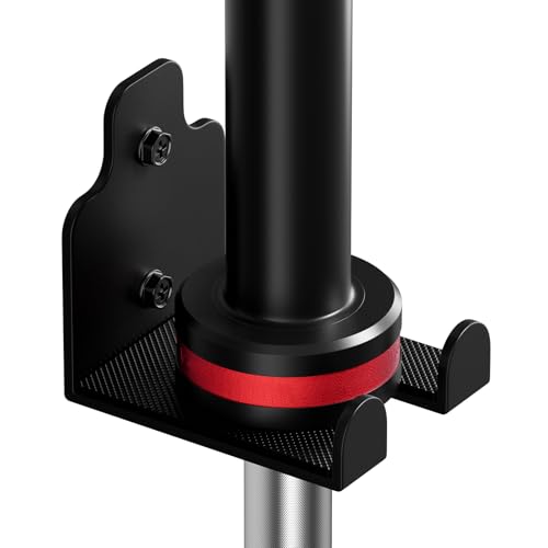 XZHXFX Barbell Wall Holder,Single Barbell wall Mount Hanger,Garage Gym Bar Wall Rack,Vertical Olympic Hanger wall Mount Rack,Space Saving Gym Accessory,Holds Under 33mm Bar Size(Black) - color: Black 1 hook