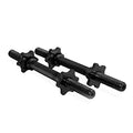 CAP Barbell 14" Regular Dumbbell Handles | Multiple Options - color: Black - Pair, style: Threaded w/Collars