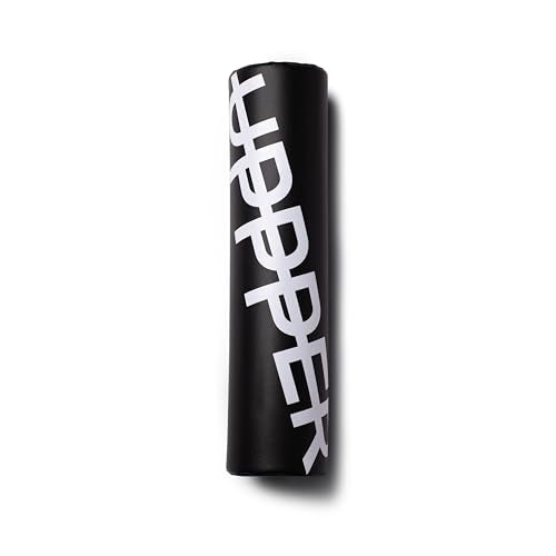 UPPPER Barbell Pad for Hip Thrusts, Glute Bridges, Neck Protection - 1.5” Thick Foam for Comfort and Support, Secure Hook-and-Loop Closure, Premium Materials - Fits Olympic & Standard Bars - color: Black 2.0