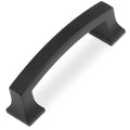 COTYKILEY 10 Pack 3 Inch(76mm) Matte Black Cabinet Handles Black Kitchen Cabinet Pulls Cabinet Door Handles Kitchen Cabinet Hardware - color: Matte Black, size: 3" Hole Center（76MM）