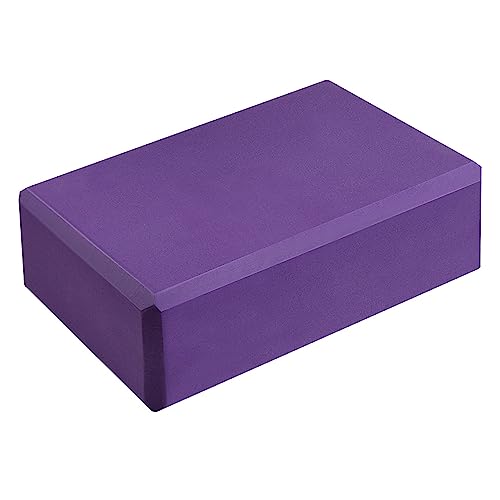 3 in Foam Bulk Yoga Blocks, 10 Pack - color: Purple
