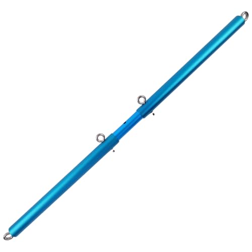 Black Expandable Spreader Bar Set Sports Pilates Training Tools Kit - color: Blue