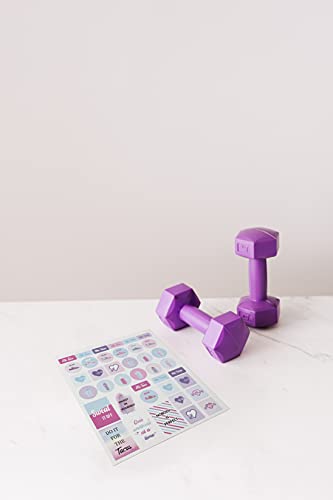 Lamare Workout, Fitness & Food Planner Stickers for Adults, Journal Sticker - style: Fitness Stickers