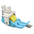 SP-18 Heavy-Duty Plastic Flange Roller Presser Foot for Industrial Single-Needle Sewing Machines - Compatible with Juki 8700/Brother 8100 Series (Precision Edge Guide & Anti-Skip Stitch) (SP-18R 1/4) - size: SP-18R 1/4