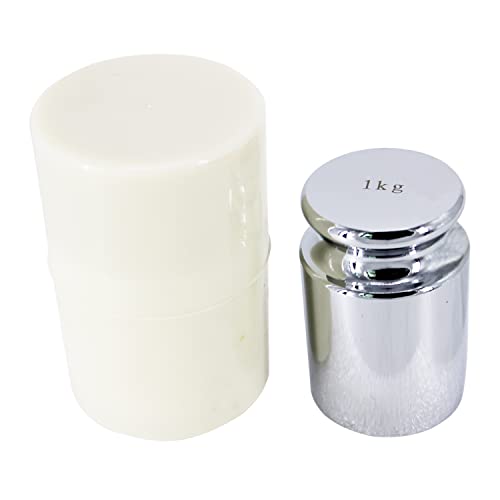 HFS(R) Calibration Weight 1000 Gram M2 Class Chrome Scale Balance Calibration Weight for Digital Scale, Pocket Scale 1KG - size: 1000G