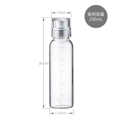 Hario Dressing Bottle, 250ml, Pale Grey - color: Pale Grey, size: 8.5 Ounces