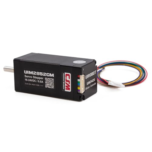 28MM Nema11 Stepper Motor with Incremental Encoder,Integrated Closed-Loop Servo Motion Controller and Driver,CAN Bus Interface,High Speed 3000RPM, Max 0.16Nm,0.7A,16‑24VD (UIM2852CM) - style: Incremental Encoder