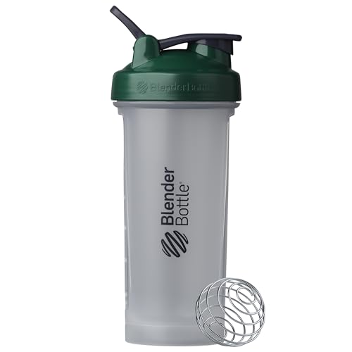 BlenderBottle Classic V2 Shaker Bottle Perfect for Protein Shakes and Pre Workout, 28 oz, Green - color: Green, size: 28 Ounces