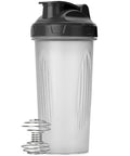 Mr. Pen- Shaker Bottles for Protein Mixes, 28 oz | Leak Proof Shaker Cups with Stainless Steel Wire Whisk Ball for Protein Shakes and Pre Workout, Fathers Day Gift - color: Clear 1