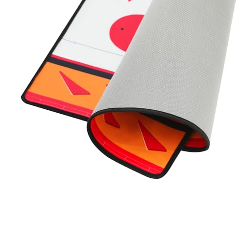 Gaming Chair Mat- Floor Mat for Office Chair-Evangelion EVA-02 Capsule Series Inspired Design, Anti-Slip, Easy Clean & Machine Washable (35"×47") - color: Eva-02