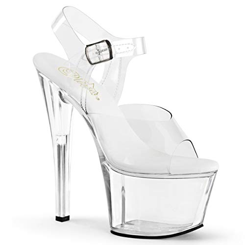 Pleaser Women's Sky-308VL Ankle-Strap Sandal - size: 14