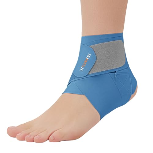 Ultra Thin Ankle Wraps Ankle Brace for Men ＆ Women, Adjustable Ankle Straps for Arch, Sprained Foot, Tendinitis, Football, Basketball, Running（Royal Blue, Pack of 1） - color: Royal Blue, size: Pack of 1