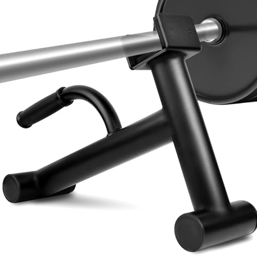 Deadlift Jack Barbell Stand,Barbell Stand for Weight Training Home Gym Easily Unload and Load 600lbs Barbell Plates for Deadlift Exercise - size: 1 PCS