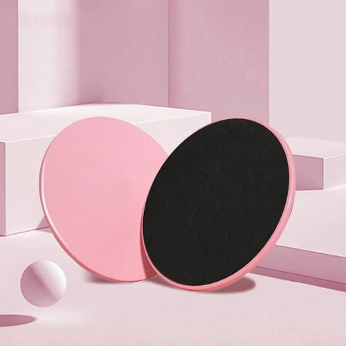 Fitness Sliding Discs Double Sided Core Training Discs Hard Floor Based Core Sliders for Indoor Floors - color: Lake Blue