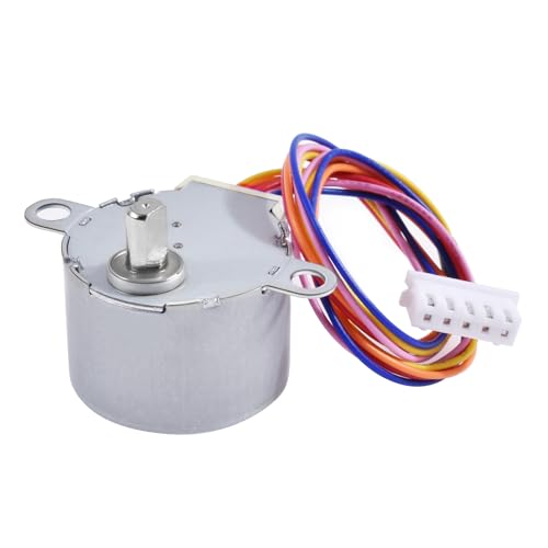 24BYJ48 DC 12V Stepper Motor, 4 Phase 5 Wire | Micro Reducer Stepper Motor, Speed Reduction Stepping Motor, Replacement Fan Motor for Wireless Camera, Air Conditioner, DIY - size: 1pcs 24BYJ48