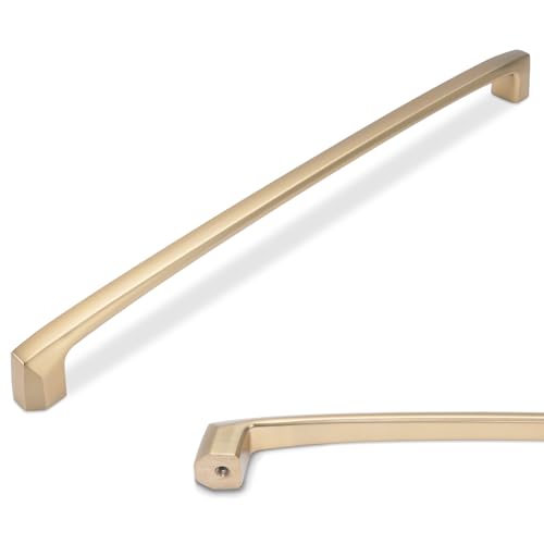 10 Pack 12-3/5 inch Champagne Bronze Kitchen Cabinet Handles Cabinet Pulls Gold Drawer Pulls Kitchen Cabinet Hardware Handles Dresser Handles - color: Champagne Bronze, size: 12-3/5" Hole Center（320mm）