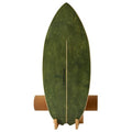 XCMAN Surf Balance Board Trainer with Roller Wooden Exercise Balancing Stability Trainer - Non Slip Surface for Adults Kids|Balance Board for Surfing,Snowboarding,Skateboarding,Hockey,Yoga Training - color: Boat Bown