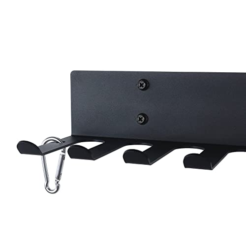 Gym Storage Rack Resistance Band Rack Wall Mount Barbell Rack Heavy Duty Home Gym Storage Rack for Gym Equipment, Exercise Bands, Lifting Belts and Jump Ropes, Gym Accessories - color: 11 prongs