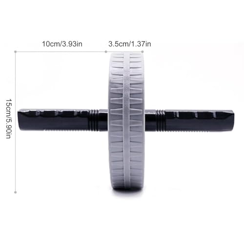 Wheel Roller Core Exercise Roller, Core Strength Training Equipment, Ab Exercise Roller Exercise Equipment with Comfortable Handle for Gym Body Fitness & Strength, Achieve Toned Core Muscles