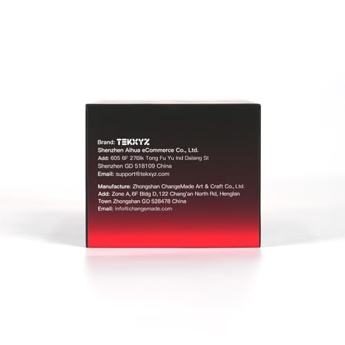 TEKXYZ® Reflex Ball with Counter App & Online Community, 2 Difficulty Levels Boxing Ball with Headband, Perfect for Reaction, Agility, Punching Speed, Fight Skill & Hand Eye Coordination Training - color: Black/Red