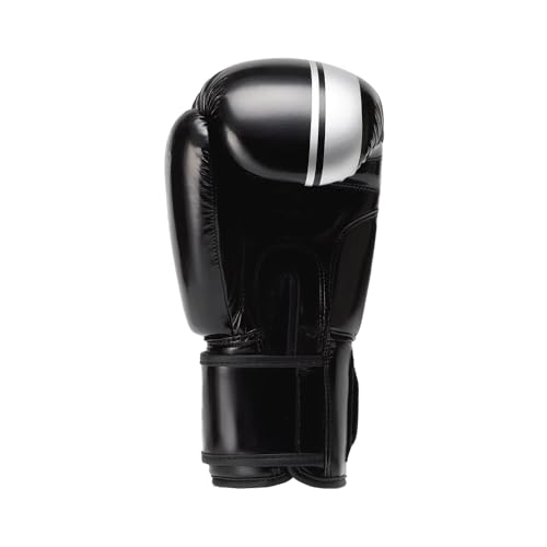 STING Armalite Boxing Gloves, Durable Boxing Equipment for Boxing Training, Balanced Weight Distribution | SLV3 Outer Skin, SAS Layering, Hi Flow Core Padding, Comfortline 3D Liner - color: Black/Silver, size: 12 Oz