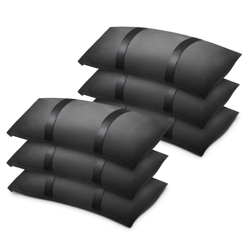Aimosen 300 LBS Umbrella Base Weight Sandbags, 6 Packs Heavy Duty Sand Bags | Weatherproof Fillable Sandbags (Sand Not Included) for Outdoor Furniture, Backyard Umbrella, Garden, Trampoline & Poolside - size: 6 X 50 LBS