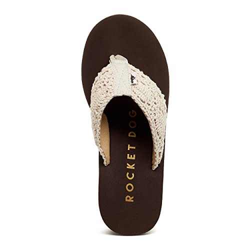 Rocket Dog Women's Diver - color: Crochet Natural, size: 6