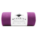 MIAOMIAO Non-Slip Hot Yoga Towel Set,Super Absorbent Microfiber in, 24.5" x 72" - Anti-Slip, Injury Free Design for Pilates, Yoga Mats, Exercise, and Fitness Gear - color: Bright Purple