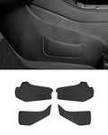 Center Console Side Anti-Kick Mats,Model Y Dust Resistant Protector Cover Leather Fabric Anti Kick Pad Compatible with Tesla Model Y 2021-2024 (for model y 2021-2024)
