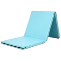 KaRaDaStyle Gymnastics Mat Folding Stretch Mats 71"x24"x2" Exercise Muscle Training Children Play Horizontal Bar Mat Yoga Sports Soundproof Home Use - color: AquaBlue