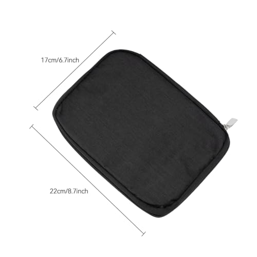 Watch Band Organizer, Watch Band Storage Case, Waterproof Smart Watch Band Organiser Case, Travel Organiser Bag for Watch Bands for Bands and Accessories,Watch Band Pin,Cable,Earphones (Black) - color: Black
