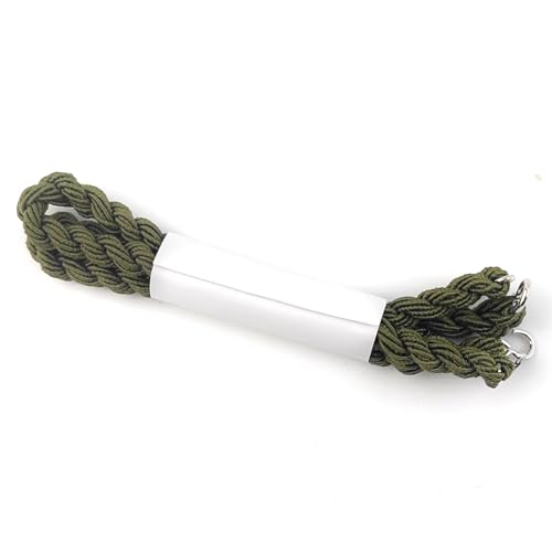 RONYOUNG 14PCS Elastic Boot Straps Military Leg Straps Blousing Garters with Metal Hooks for Navy Army Air Force - color: Green