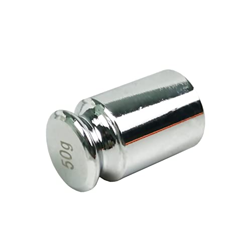 HFS(R) Calibration Weight 50 Gram M2 Class Chrome Scale Balance Calibration Weight for Digital Scale, Pocket Scale - size: 50G