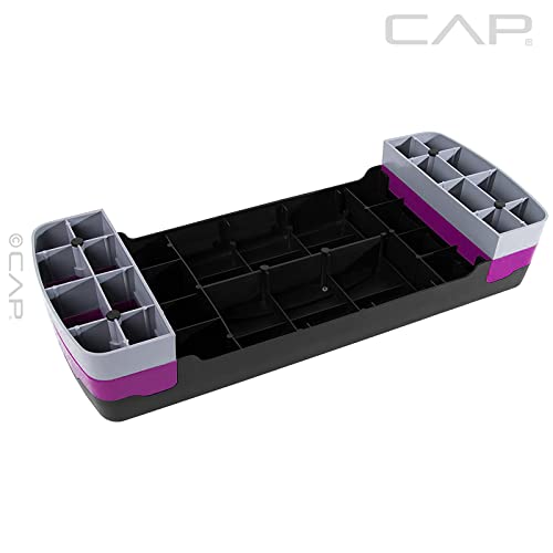 Tone Fitness Compact Aerobic Step Platform | Exercise Step - style: Black/Purple
