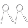 Barbell Spring Collars Dumbbell Clamps Lock Clips Gym Olympic Barbell Circlips Buckles 2 Inches Metal Weight Lifting Accessory 2 Pack