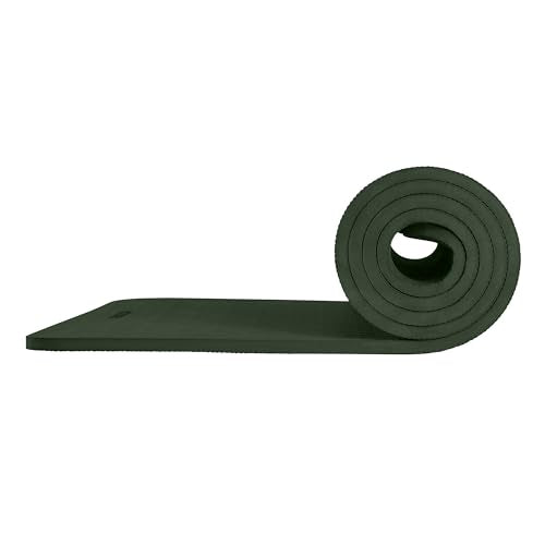 Retrospec Zuma Yoga Mat | 1/2 Inch Thick Non Slip Workout Mat | TPE Exercise Mat for Yoga, Pilates & Stretching | 72x24in - color: Wild Spruce