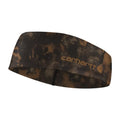 Carhartt Unisex-Adult Force UPF Lightweight Headband - color: Watercolor Camo Print-Brown/Dark Brown
