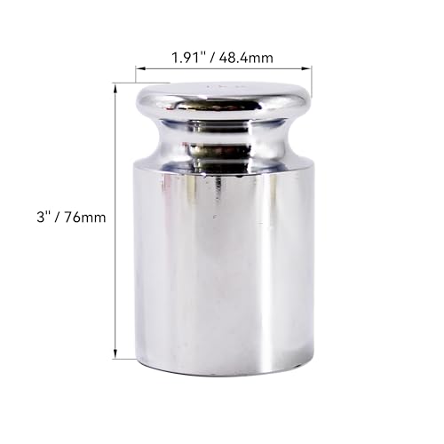 HFS(R) Calibration Weight 1000 Gram M2 Class Chrome Scale Balance Calibration Weight for Digital Scale, Pocket Scale 1KG - size: 1000G