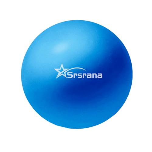 9 Inch Pilates Ball - Small Exercise Ball for Yoga, Barre & Physical Therapy - Anti-Burst Non-Slip Mini Core Ball for Stability, Back Pain Relief & Posture Correction - color: 1Blue
