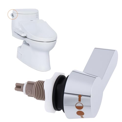 Toilet Cistern Dual Flush Lever Plastic Handle Chrome 7.8 * 6.8cm for Handle-Operated Cistern Flush System