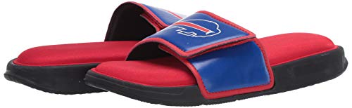 FOCO mens NFL Team Logo Sport Shower Foam Slide Flip Flop Sandals - size: 7-8
