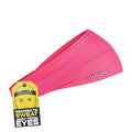 Halo Headband Bandit - 4" Wide Pullover Sweatband Running Headband Men Women Absorbent Soft Comfortable.Channels Sweat Out of Your Eyes Keeps Hair in Place No-Slip - color: Bright Pink